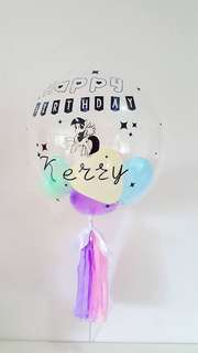 Personalized My Little Pony Bubble Balloon (Helium)