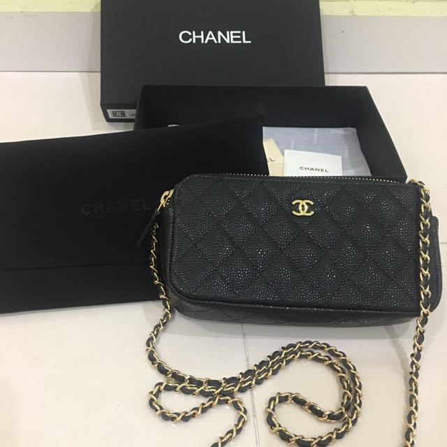 Original Chanel VIP Gift Set phone bag, Luxury, Bags & Wallets on Carousell