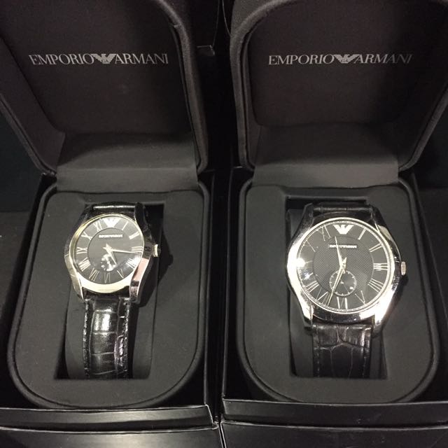 Authentic Emporio Armani Couple Watch, Luxury, Watches on Carousell