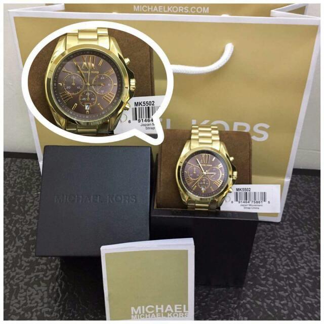 authentic mk watch
