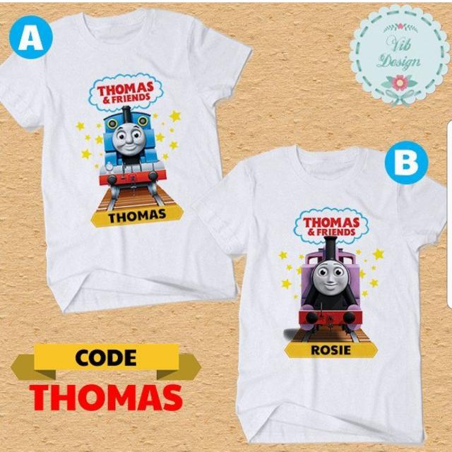 thomas the train family birthday shirts