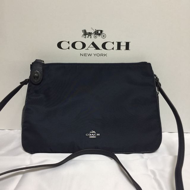 Coach nylon cheap crossbody bag