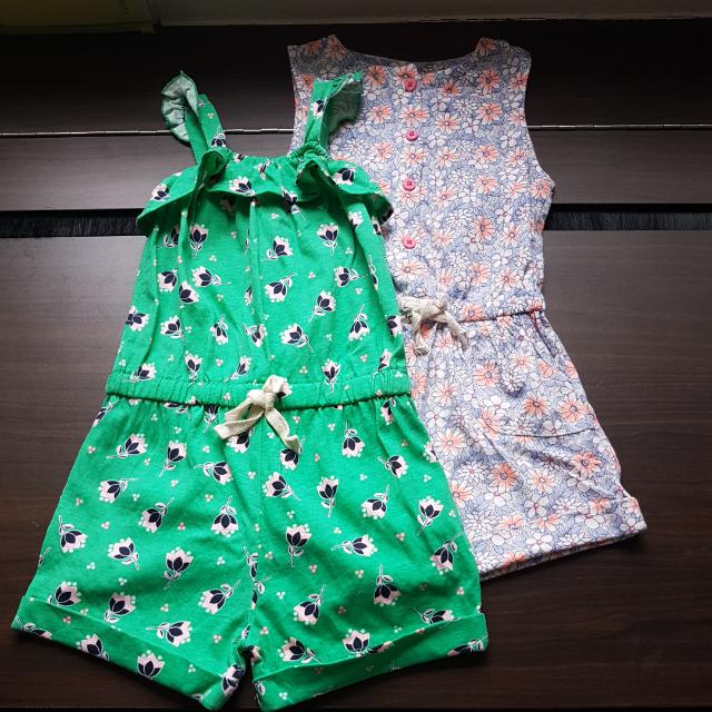 cotton girls jumpsuits