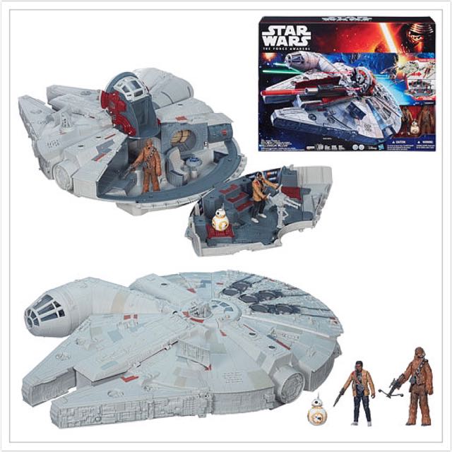 star wars the force awakens millennium falcon toy