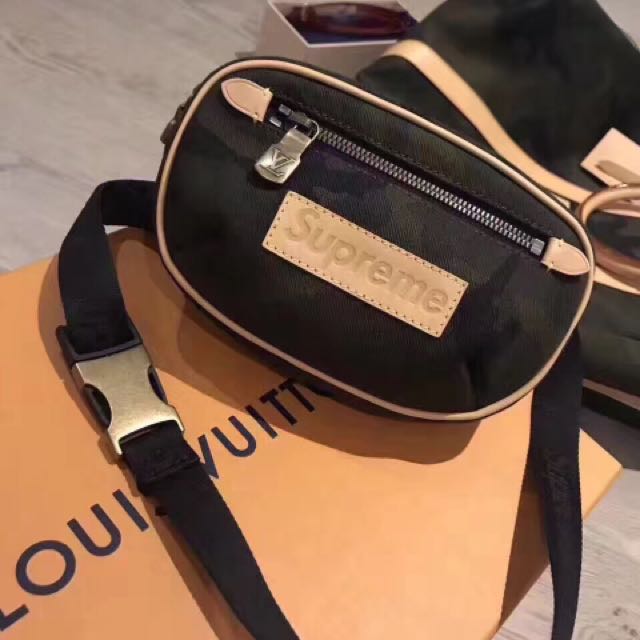 Louis Vuitton Supreme Bum Bag, Men's Fashion, Bags, Sling Bags on Carousell