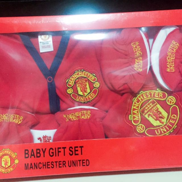 Manchester United Baby Gift Set Babies Kids Babies Apparel On Carousell