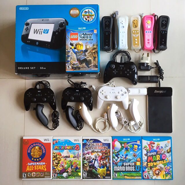 Nintendo Wii U Deluxe 32gb Set Toys Games Video Gaming