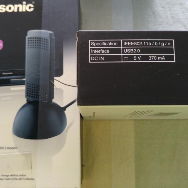 Panasonic Viera Wireless Adaptor For Tv And 3d Glasses Home