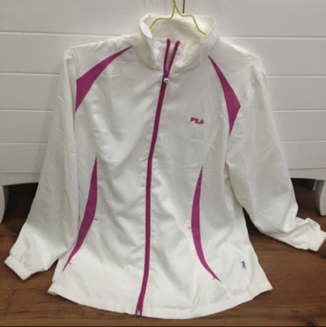 fila windbreaker pink