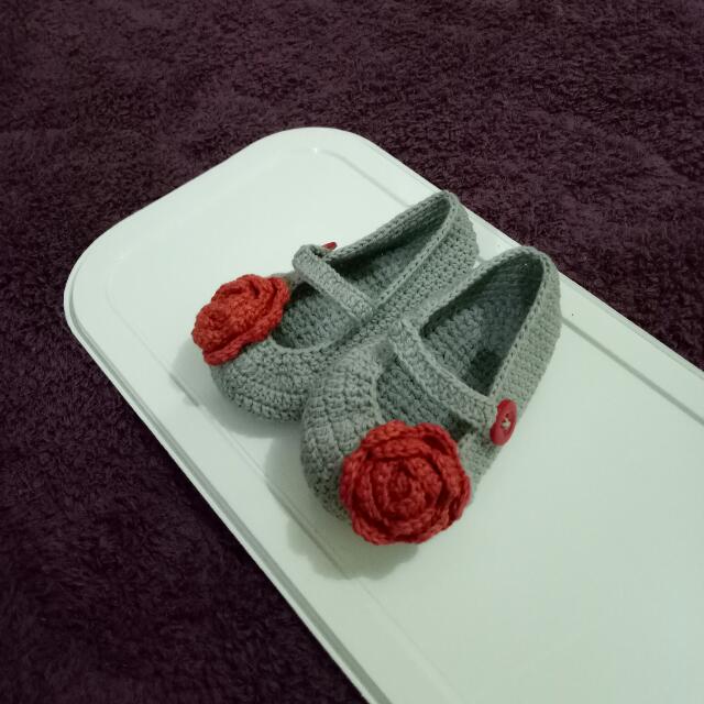 Sepatu Rajut Bayi Bayi Anak Baju Anak Perempuan Di Carousell