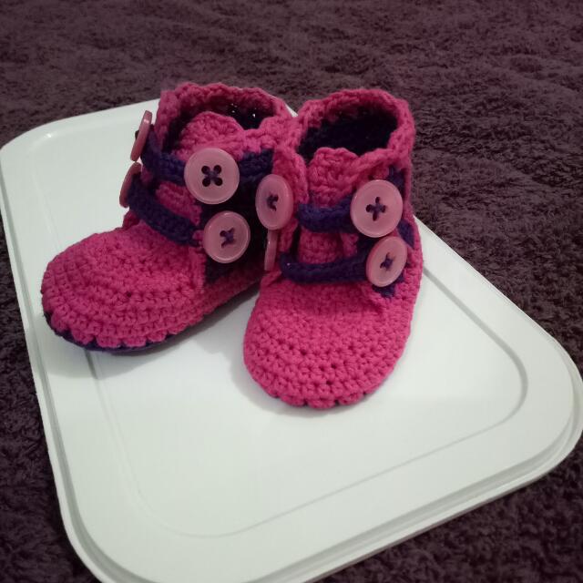 Sepatu Rajut Bayi Bayi Anak Baju Anak Perempuan Di Carousell