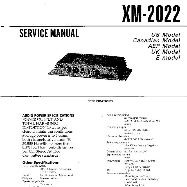 Sony 2 Channel Amplifier XM2022, Audio, Soundbars, Speakers & Amplifiers on Carousell