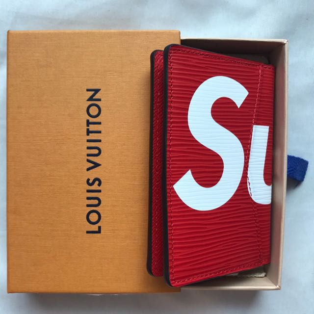Supreme X Louis Vuitton Pocket Organizer/Card Holder