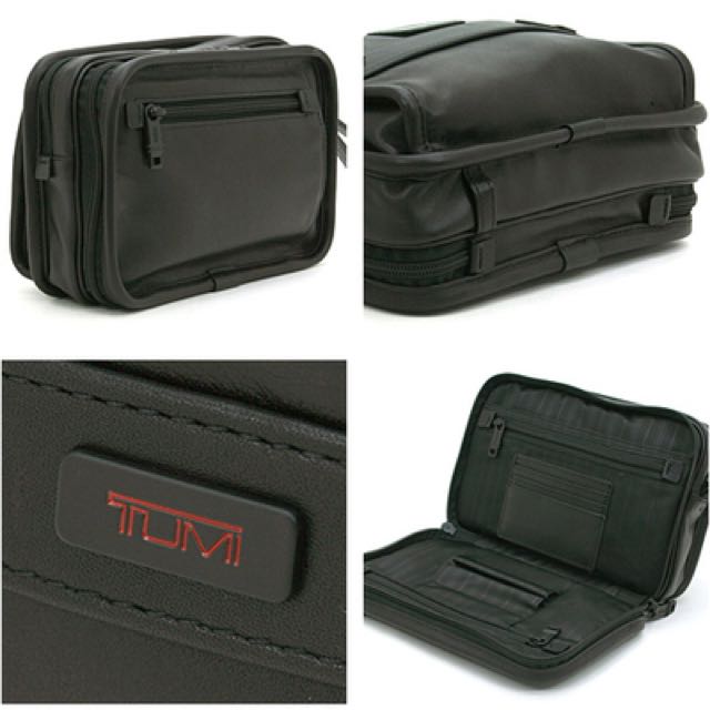Tumi alpha leather organizer travel on sale clutch
