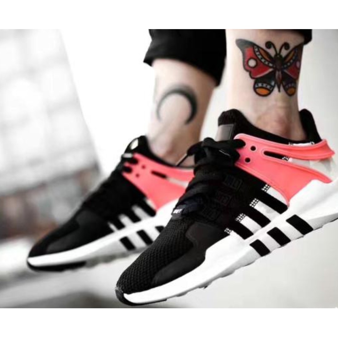 Adidas EQT Support ADV AAA WHITE BLACK PINK, Women's Fashion, Shoes on  Carousell