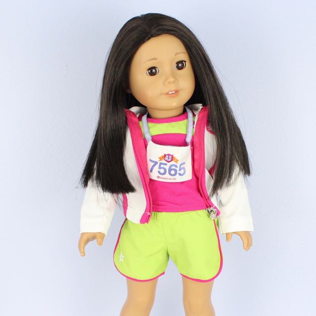 american girl track outfit