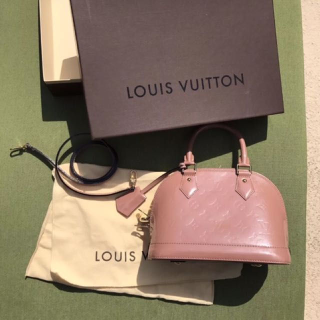 Authentic LV Alma BB Rose Luxury, Bags & Wallets on Carousell