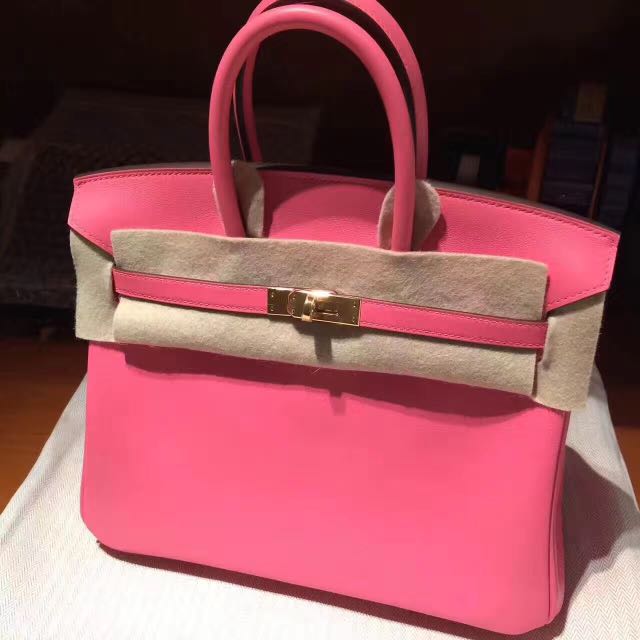Birkin 25 8w Rose Azalee Gold Hardware Swift Luxury Bags Wallets On Carousell