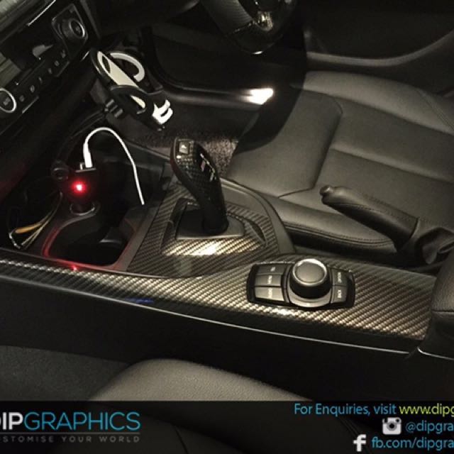 Hydro Dip Service For Car Interior Panel Bmw 1 Series Bmw 3