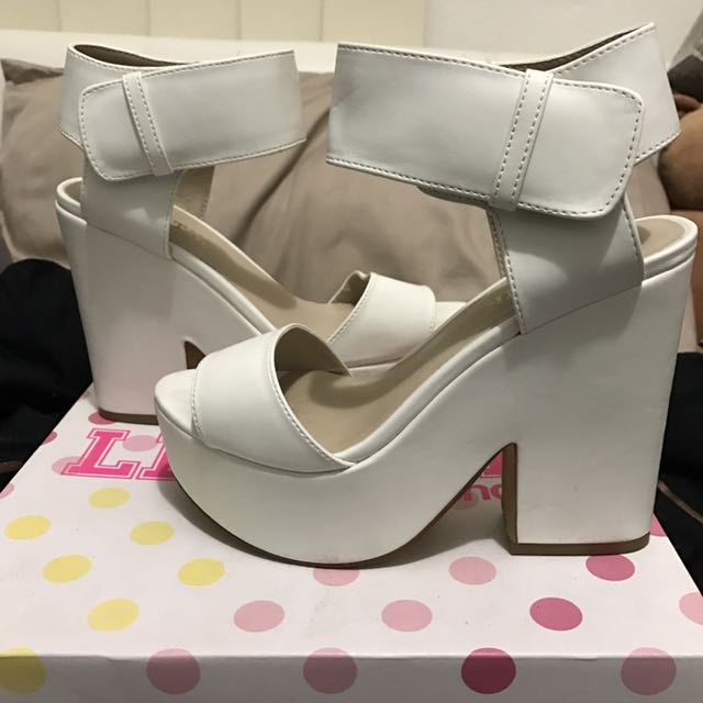 Lipstik Jase Heels White Women S Fashion Shoes On Carousell