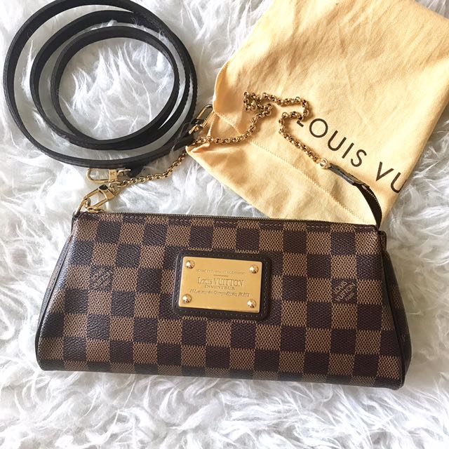 Louis Vuitton Eva Clutch, Luxury, Bags & Wallets on Carousell