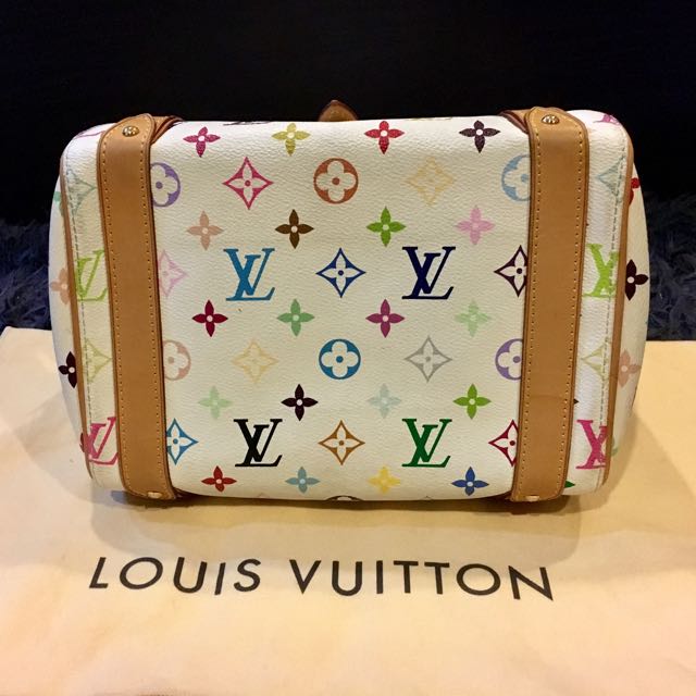 Louis Vuitton Vintage White Multicolor Monogram Limited Edition Priscilla  Handbag, Best Price and Reviews