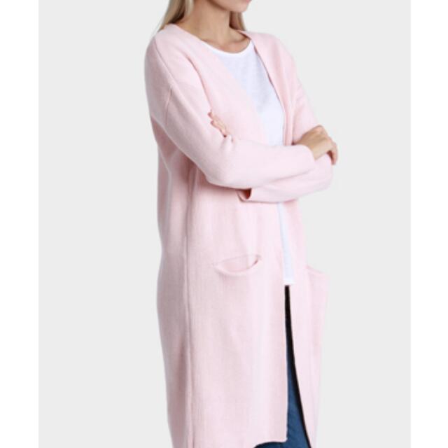 long pink cardigan australia