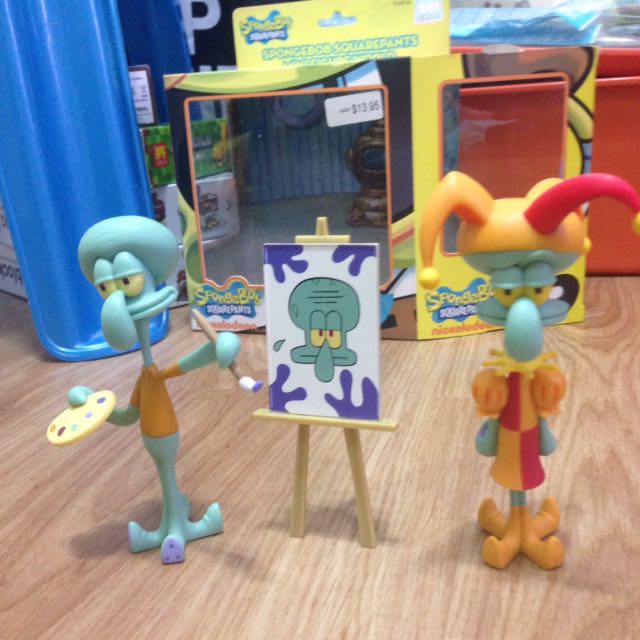 Spongebob Original Squidward Painting Jester Squidward On