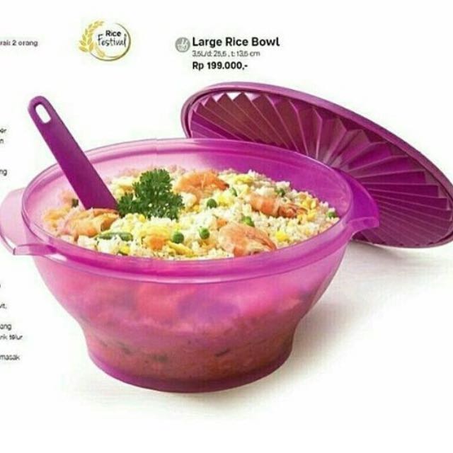 tupperware large rice bowl in purple home appliances on tupperware large rice bowl in purple home appliances on