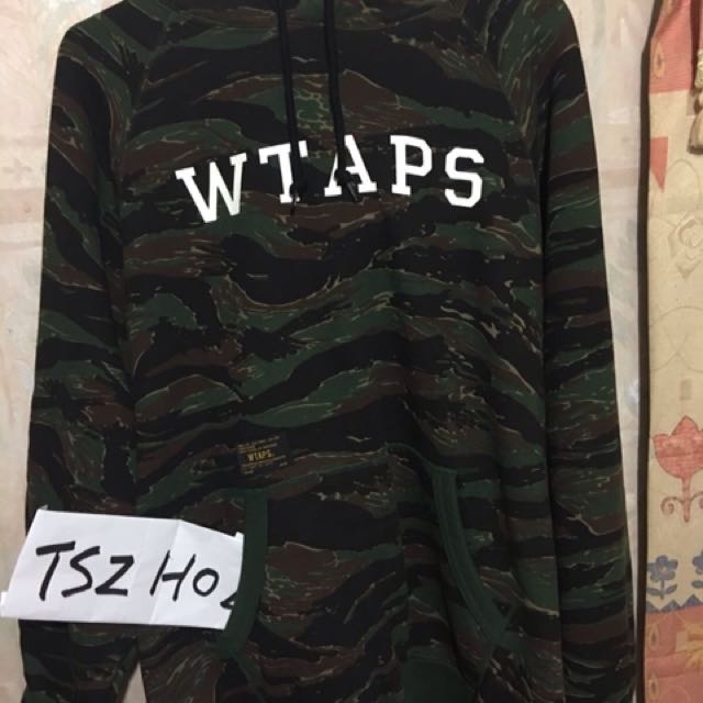 wtaps camo hoodie