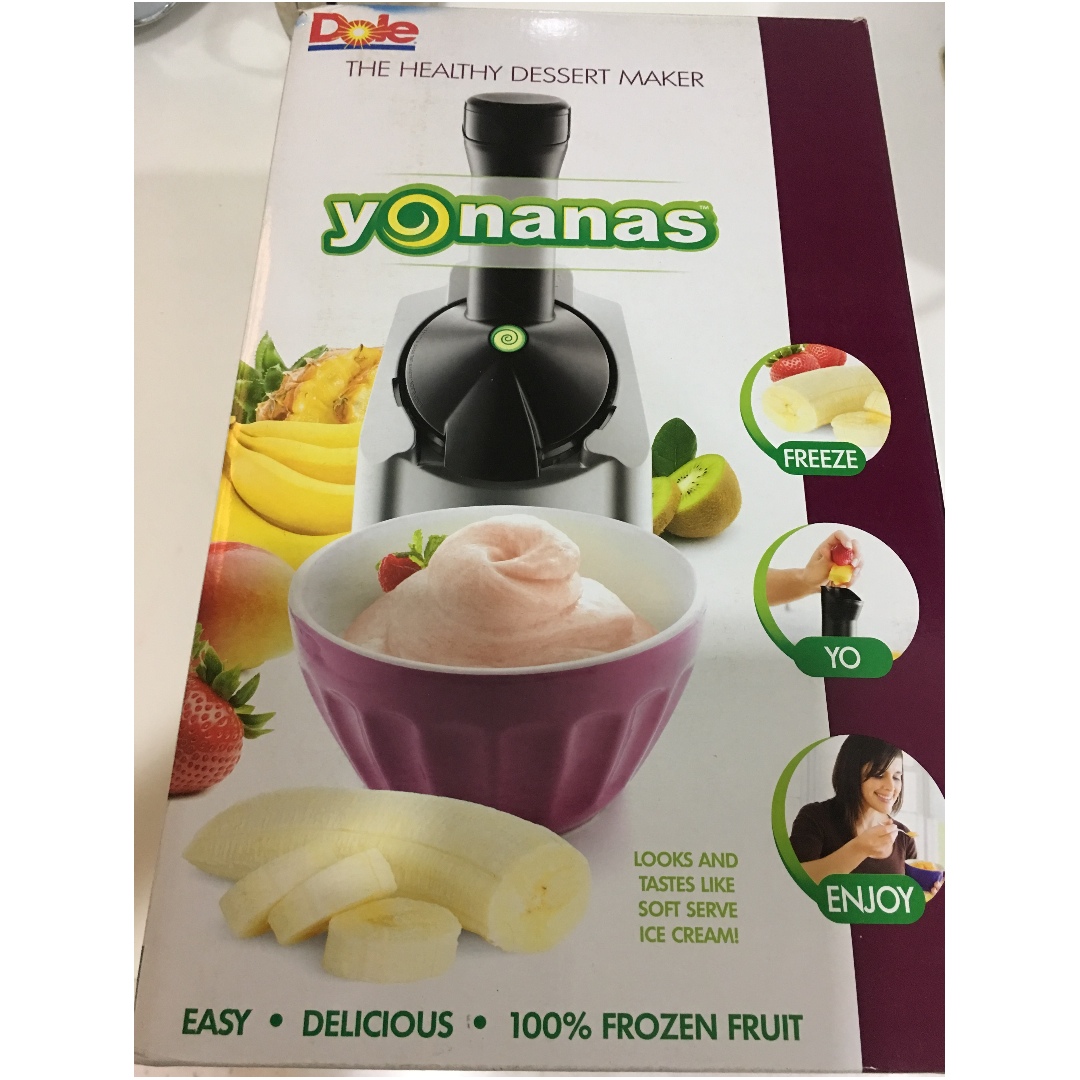 Dole Yonanas The Healthy Dessert Maker 100% Frozen Fruit Soft