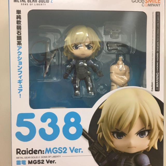開封品good Smile Nendoroid 538 Metal Gear Solid 2 Raider Mgs2 Ver 黏土人雷電 玩具 遊戲類 玩具 Carousell