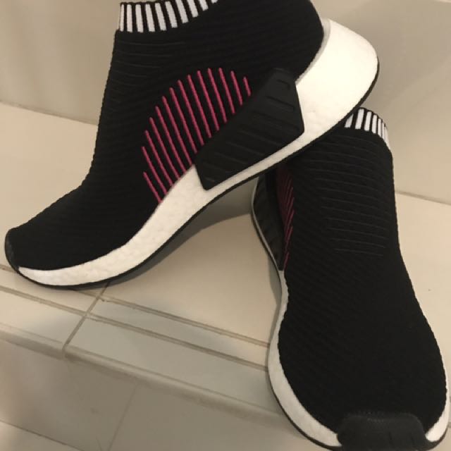 Nmd cs2 black pink sales