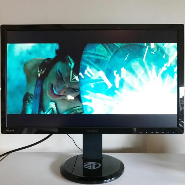 Asus 3d 27 Inch Gaming Monitor 1080p 144hz Vg278he Electronics Computers On Carousell