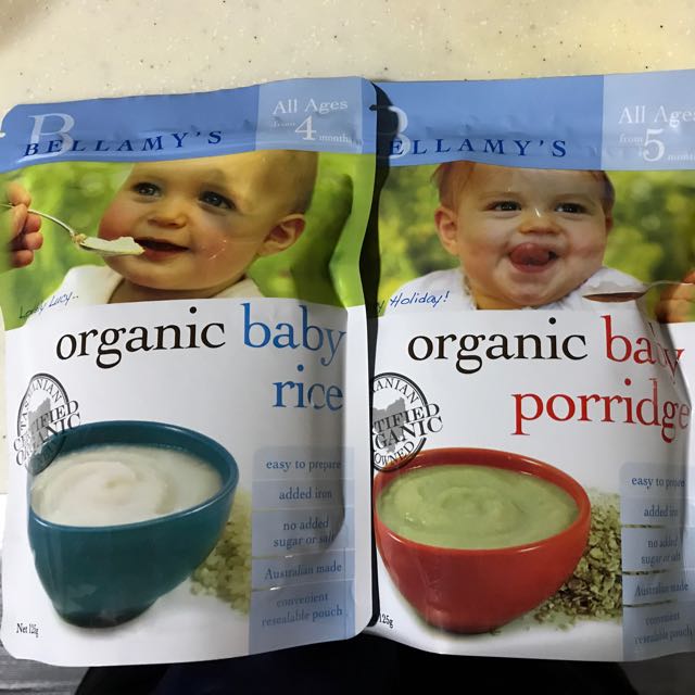 bellamy rice porridge