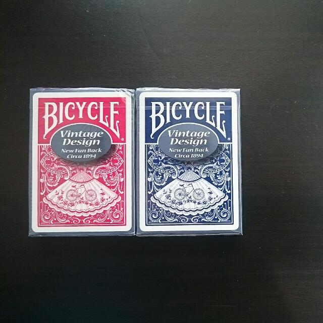 Bicycle vintage design playing cards sales