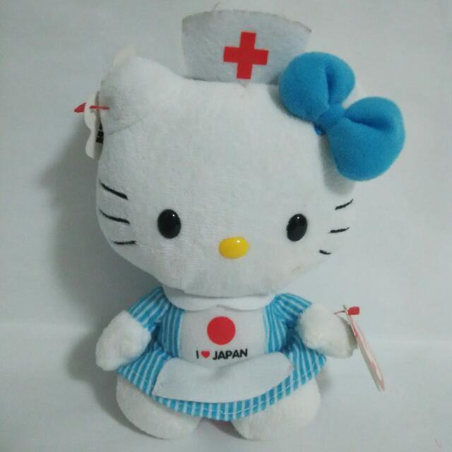 hello kitty nurse plush
