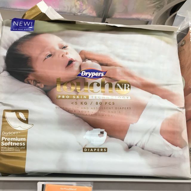 drypers touch newborn