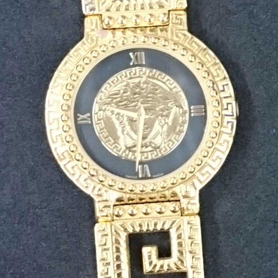 gianni versace signature watch gold plated g20