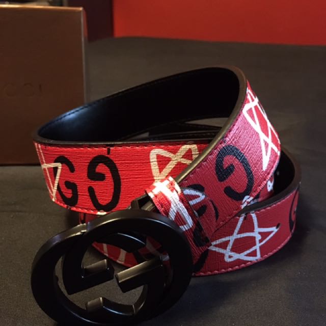 Gucci Stars Monogram Belt