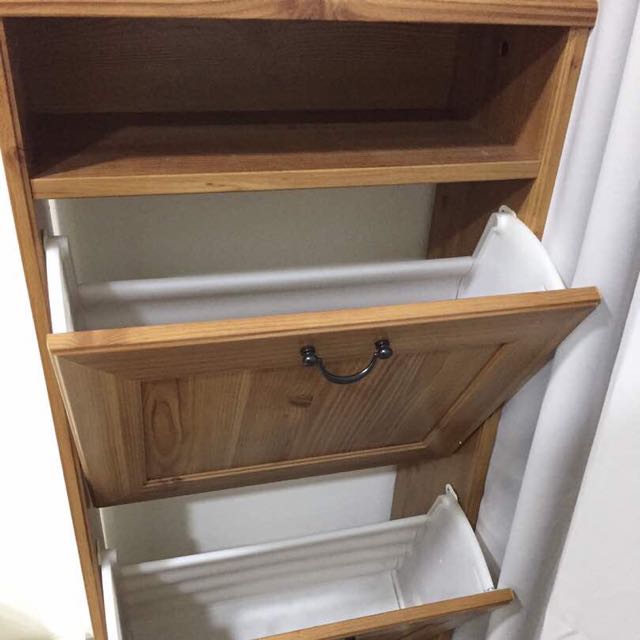 Ikea Grevback Shoe Cabinet With 3 Compartments Home Furniture