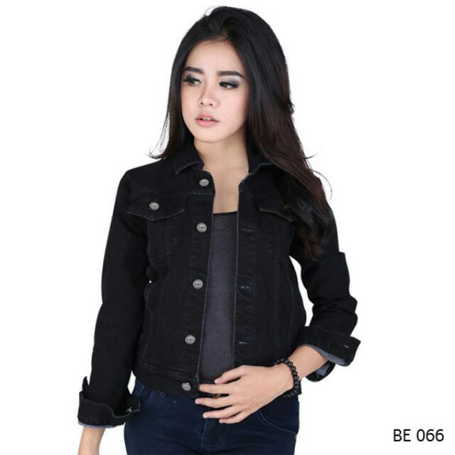 30+ Ide Keren Ootd Jaket Jeans Hitam - Flatpop Megan
