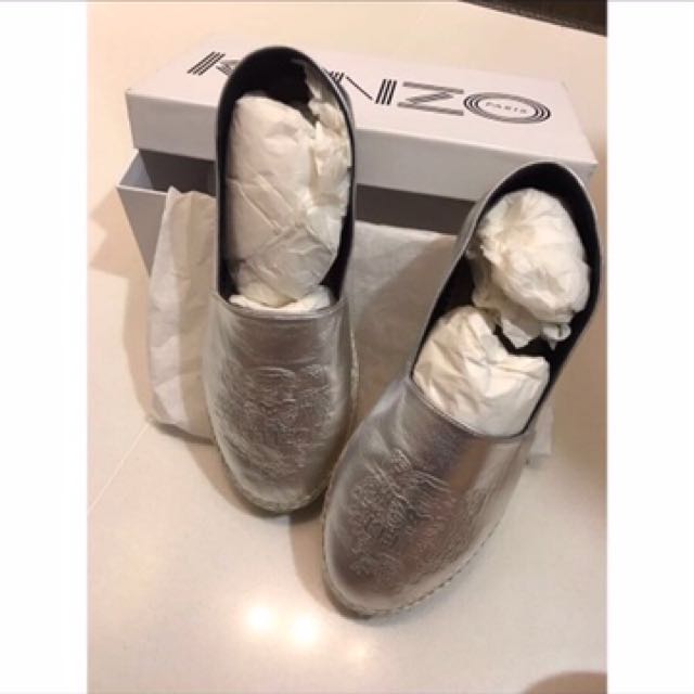 kenzo leather tiger espadrilles