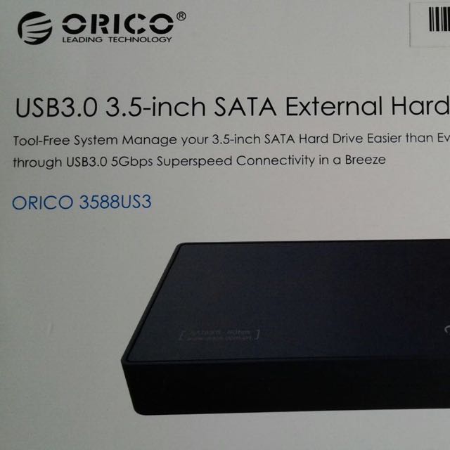 Orico Hard Drive Enclosure, Computers & Tech, Parts & Accessories, Hard