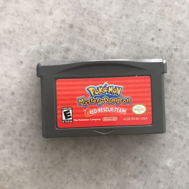 Pokemon Mystery Dungeon Red Gba Cartridge Toys Games Video Gaming Video Games On Carousell