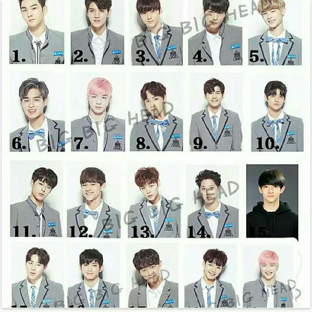 PRODUCE 101 / WANNA ONE ID PICTURE, K-Wave di Carousell