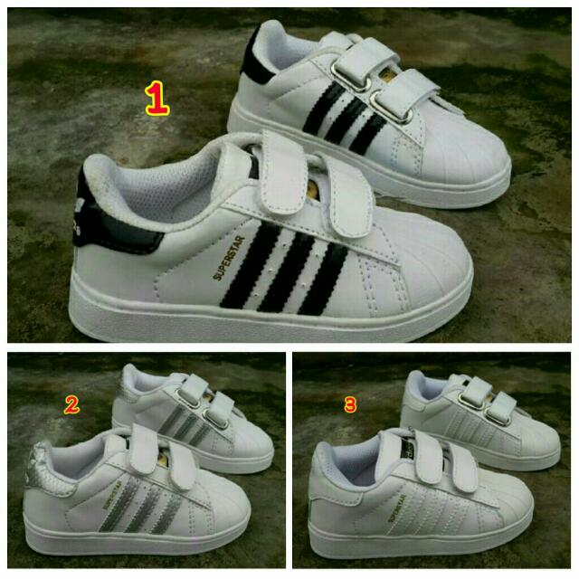 Sepatu Anak Perempuan Laki Adidas Superstar Cewek Wanita Terbaru 2017 Branded Yeezy Putih Nmd Sekolah Fesyen Wanita Sepatu Di Carousell