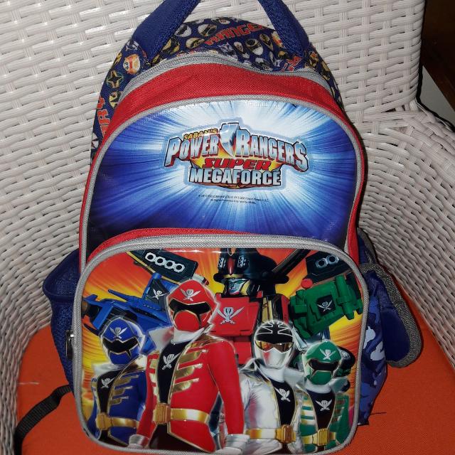 power rangers school bag