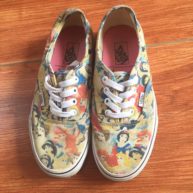 Disney authentic multi princess vans shop