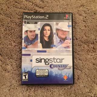 Singstar Country For PS2